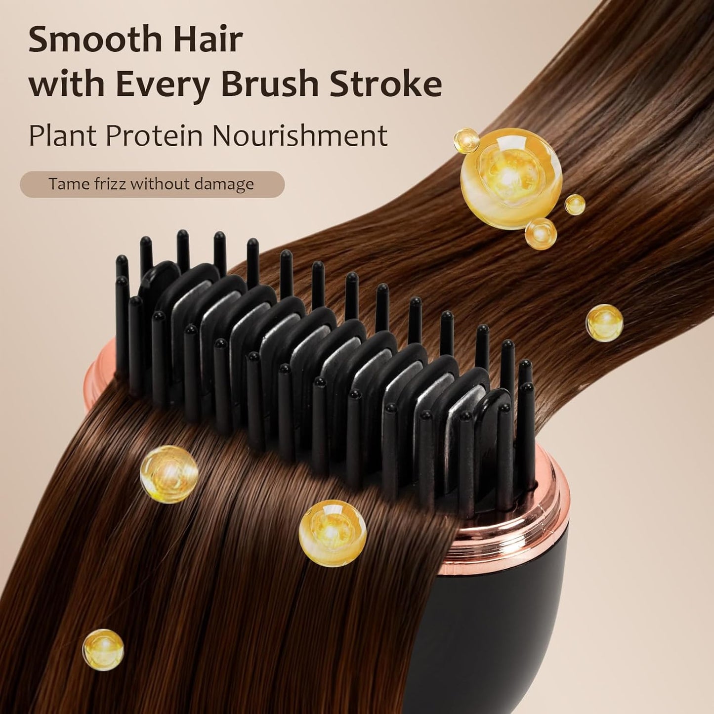 Mini hair straightener comb