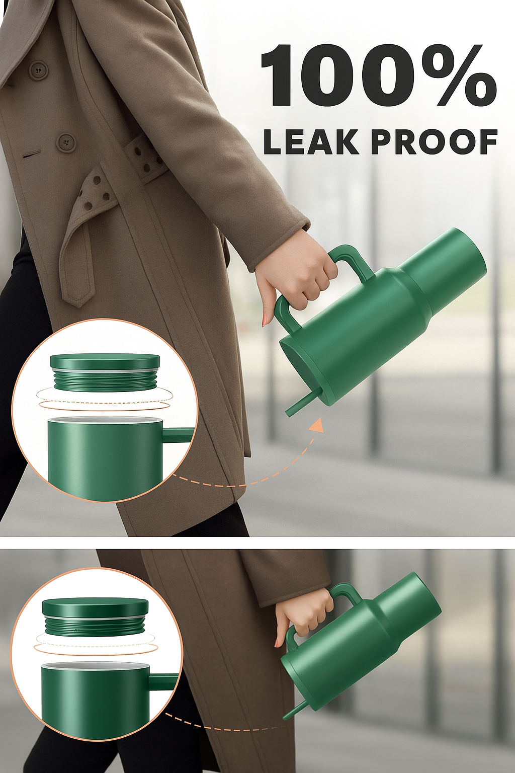 1200ml Tumbler Green