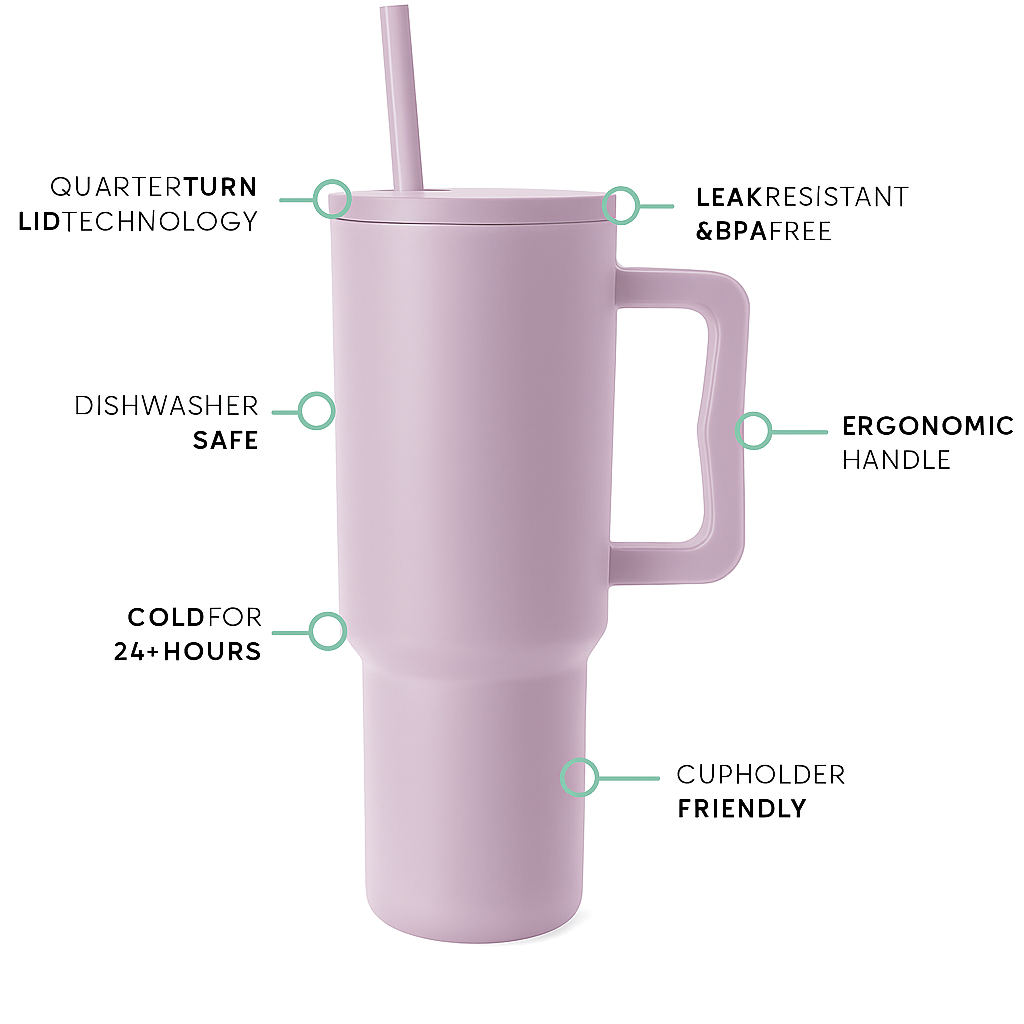 1200ml Tumbler lavender