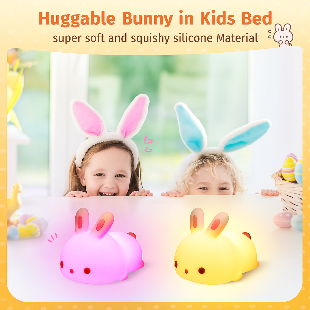 Rabbit Silicone Night Light
