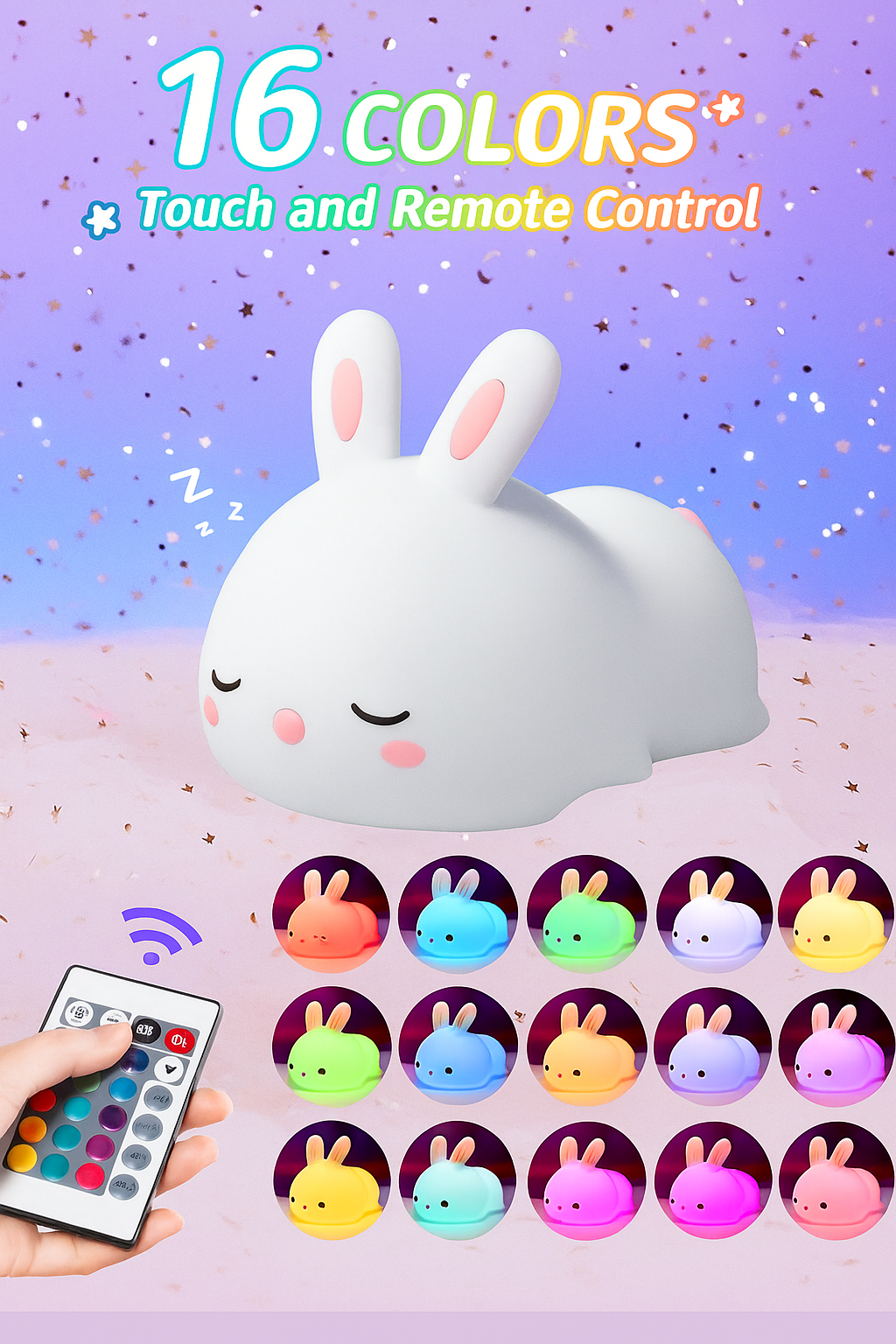 Rabbit Silicone Night Light