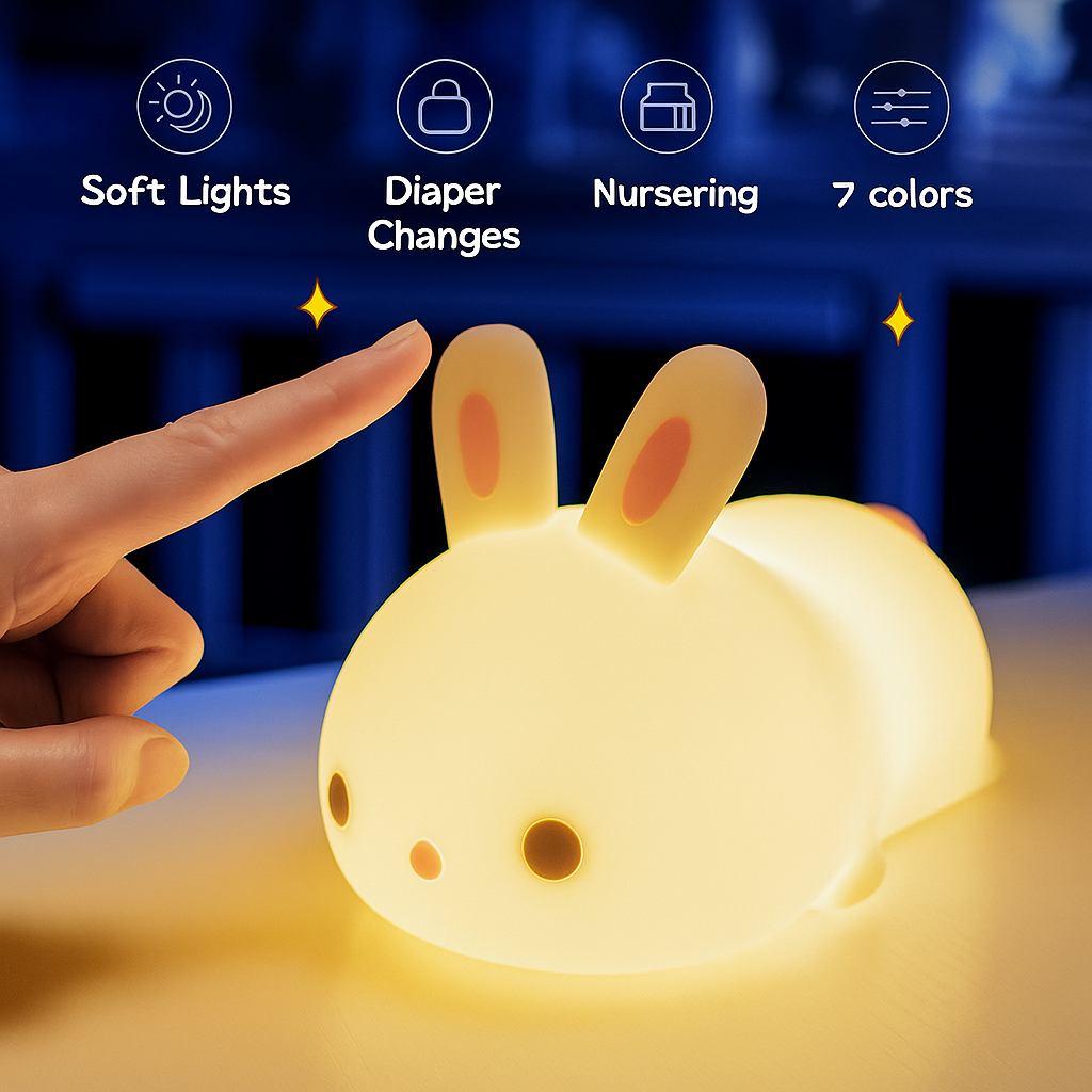 Rabbit Silicone Night Light