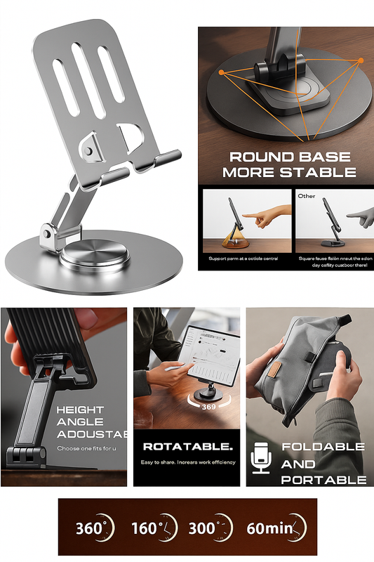 Mobile Stand 360 Rotating