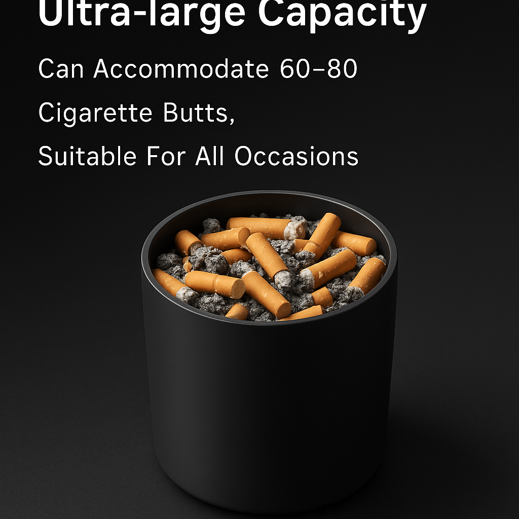 Ashtray with water tank