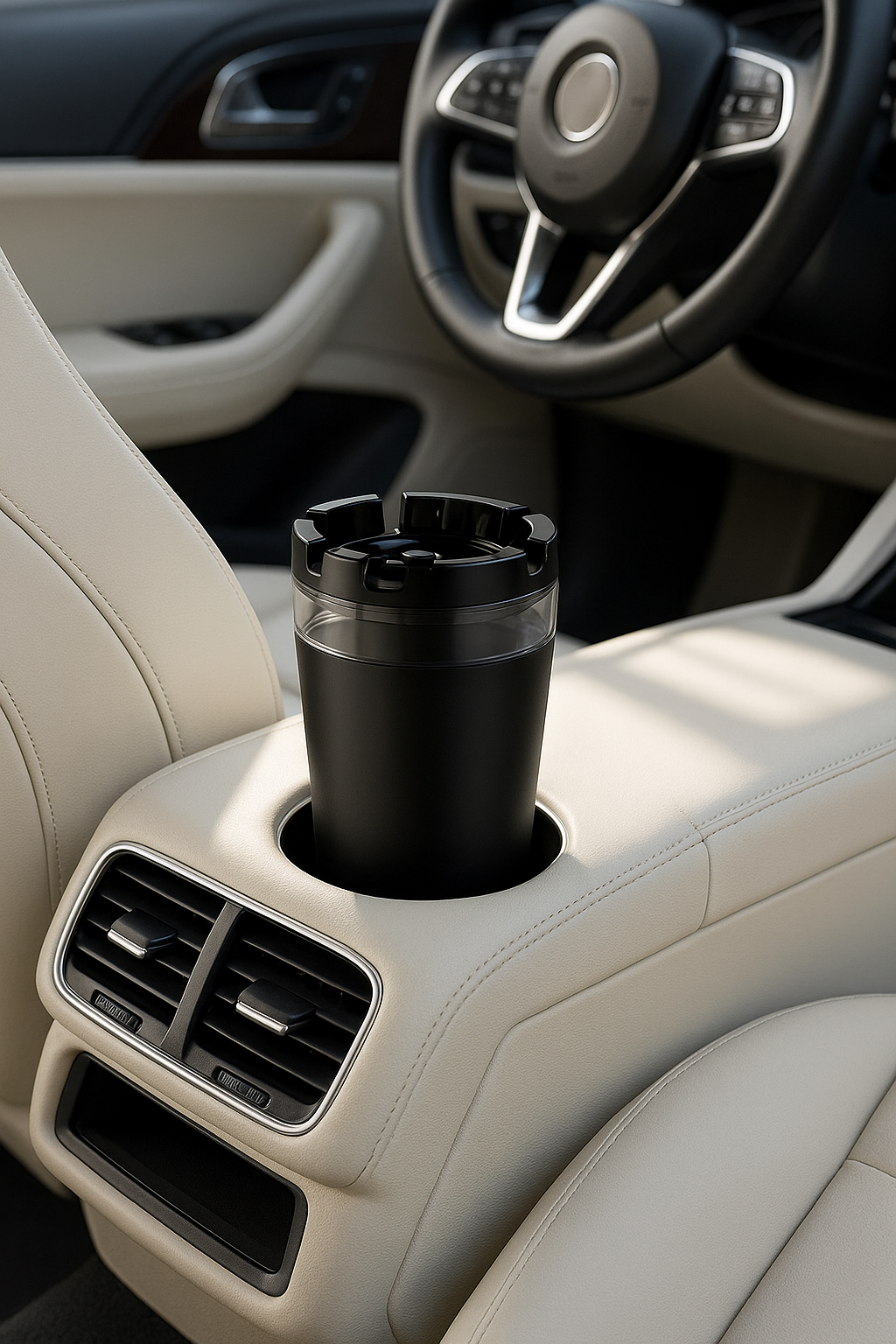 Ashtray with water tank