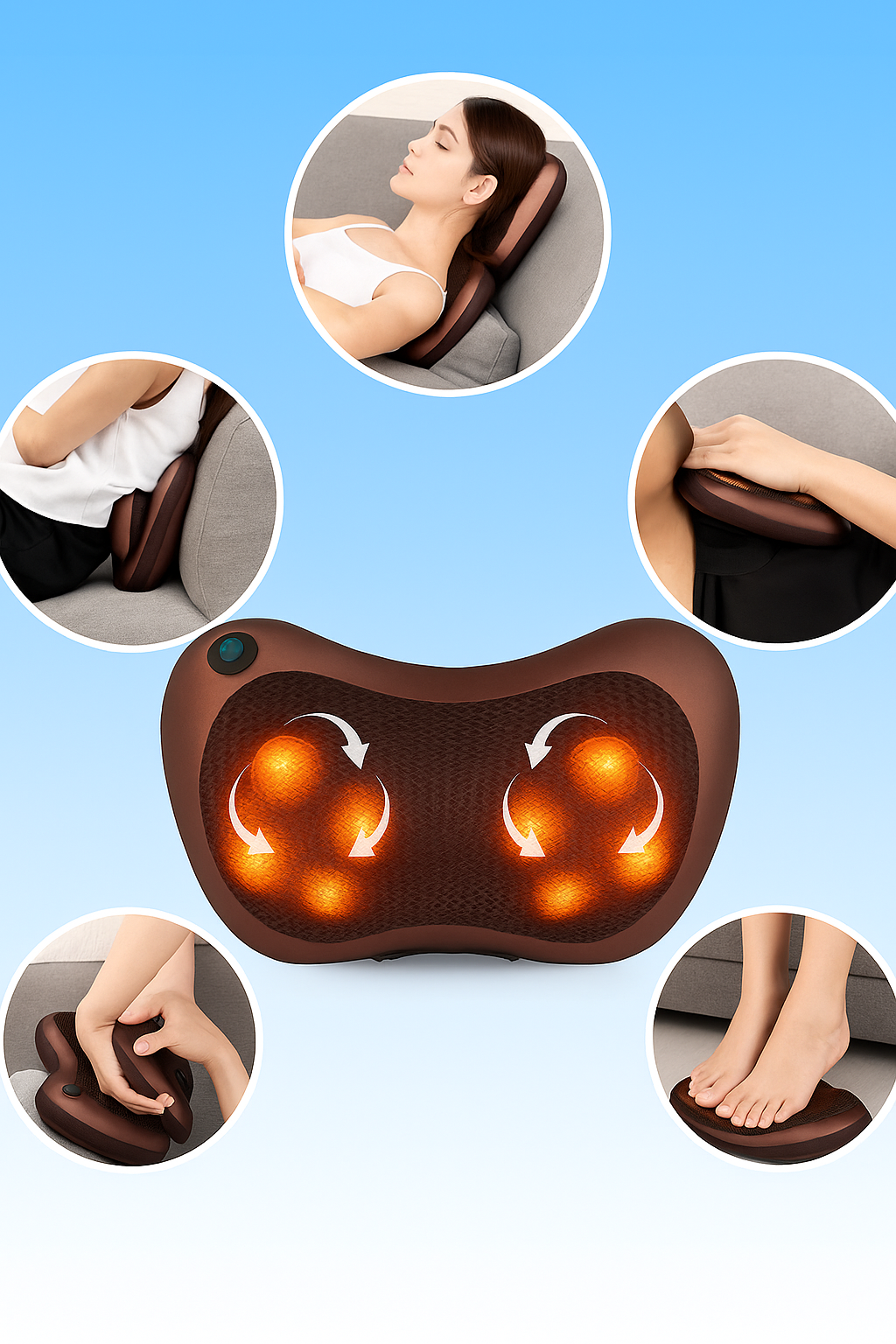 Car & Home Massager Pillow