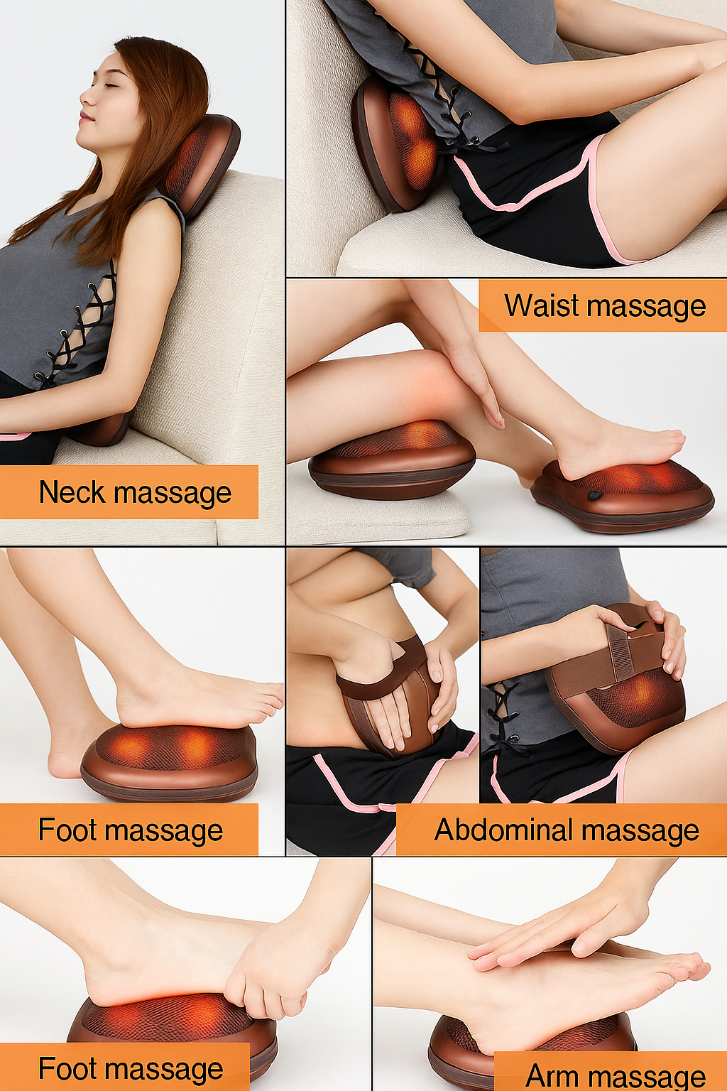 Car & Home Massager Pillow