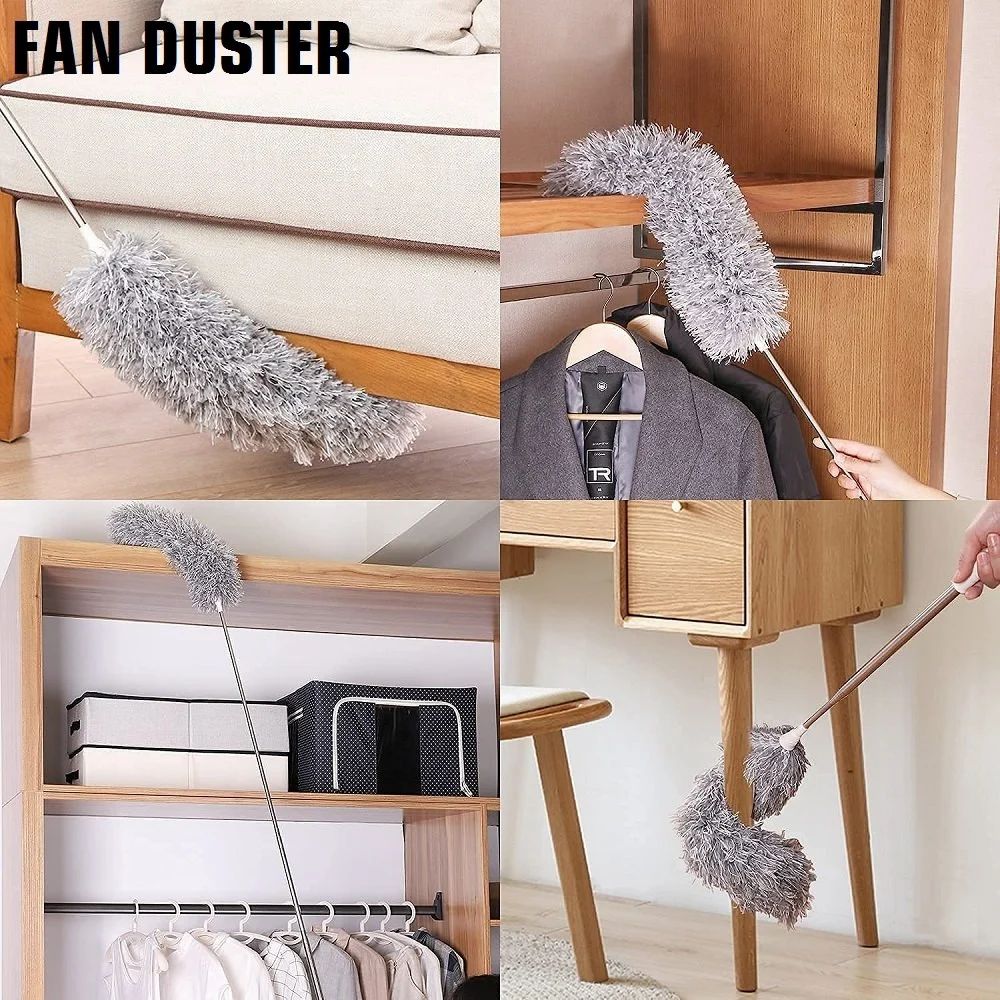 Grey Fan Duster