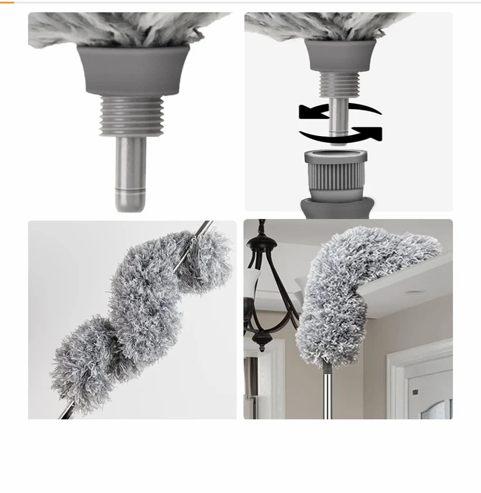 Grey Fan Duster
