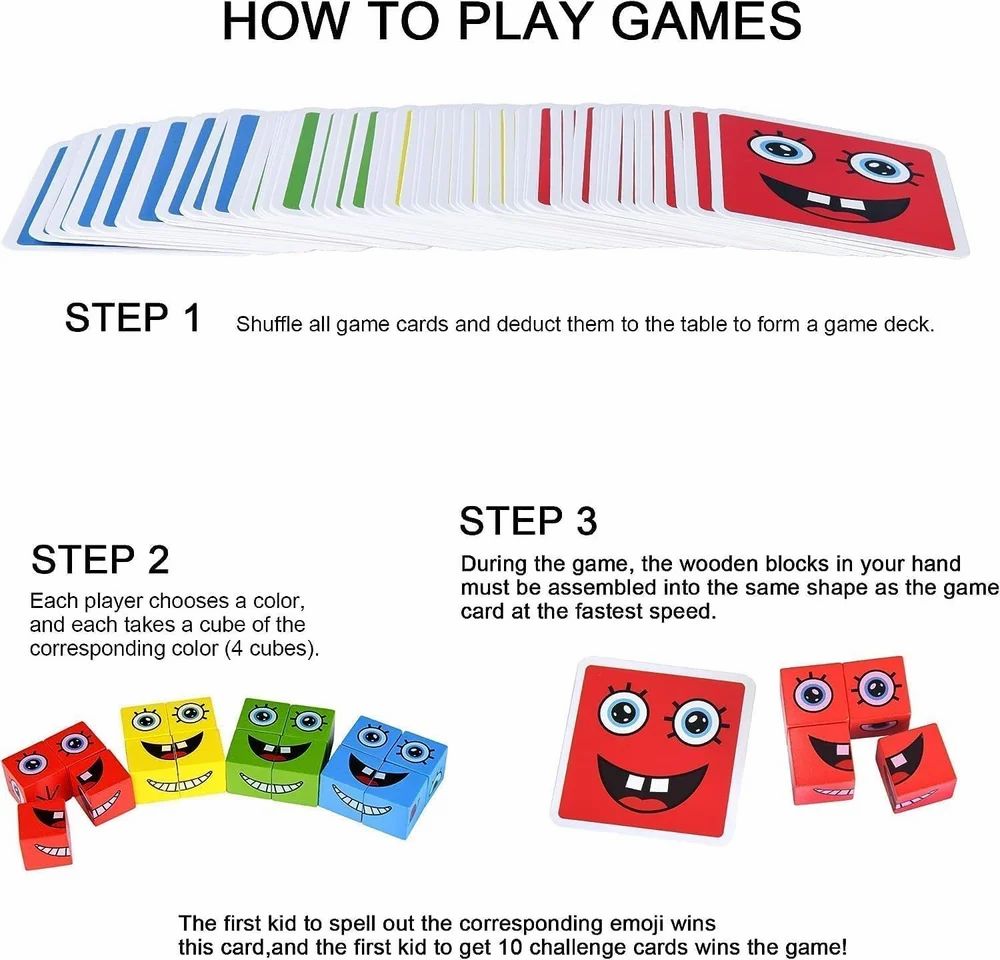 Face Change Cube Game
