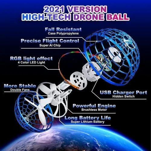 Round Shape Flying ORB Ball