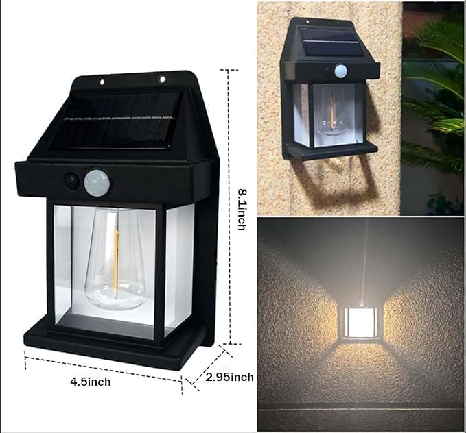 solar wall bulb light
