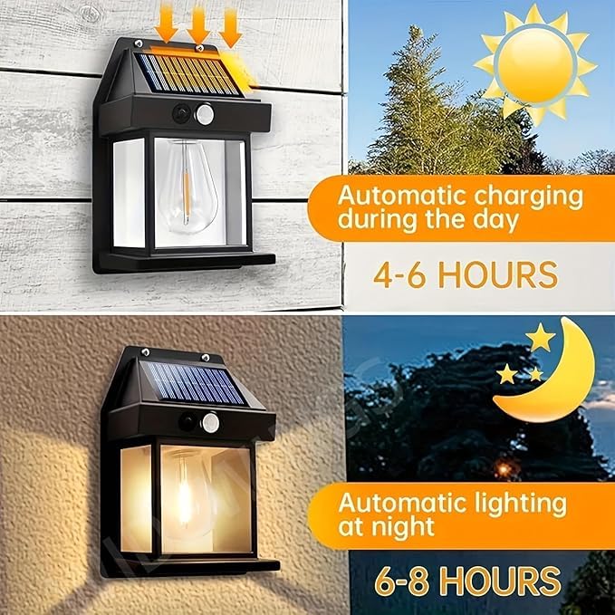 solar wall bulb light