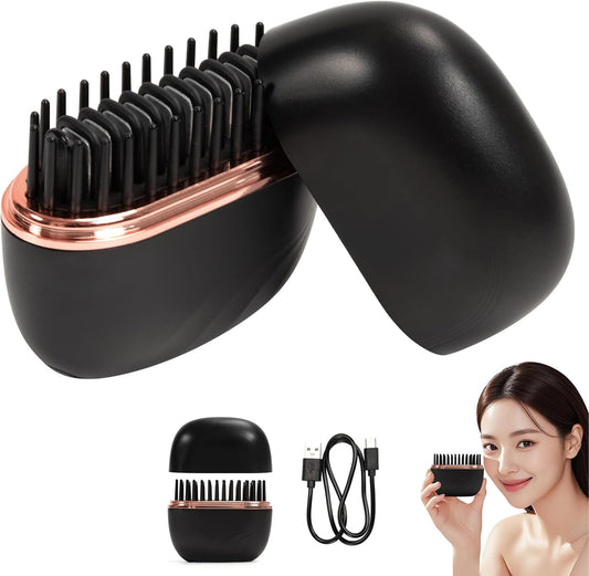 Mini hair straightener comb