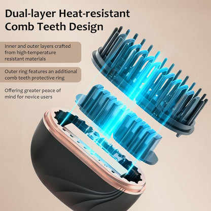 Mini hair straightener comb