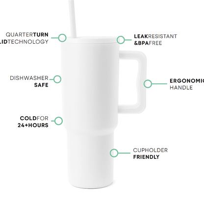 1200ml Tumbler White