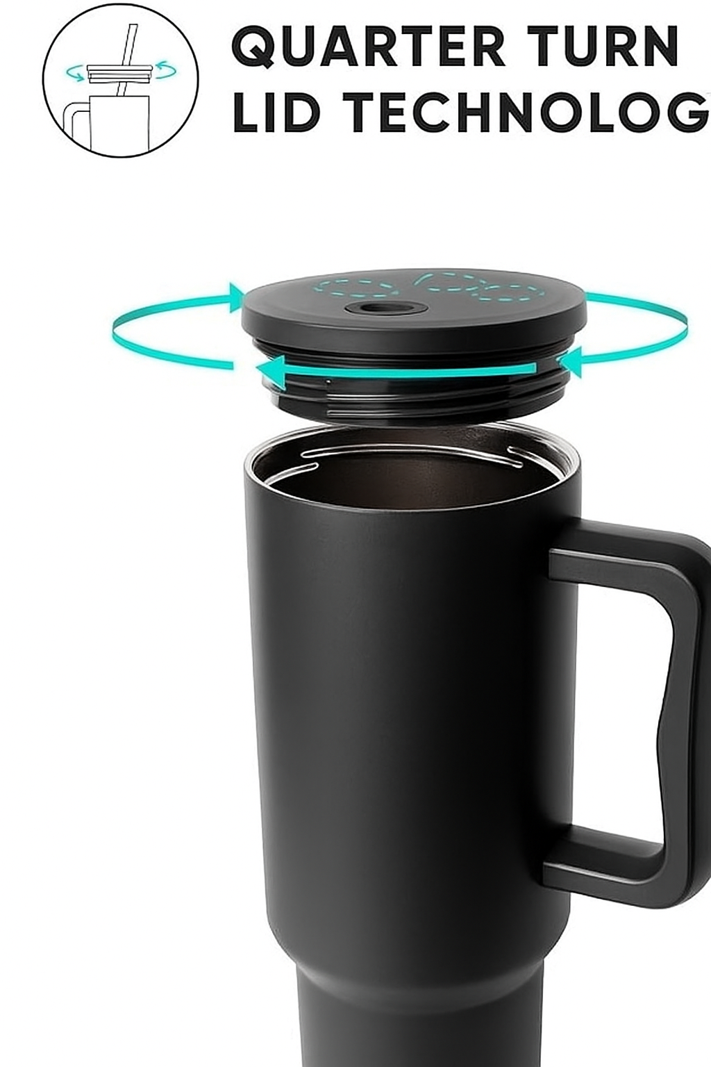 1200ml tumbler black