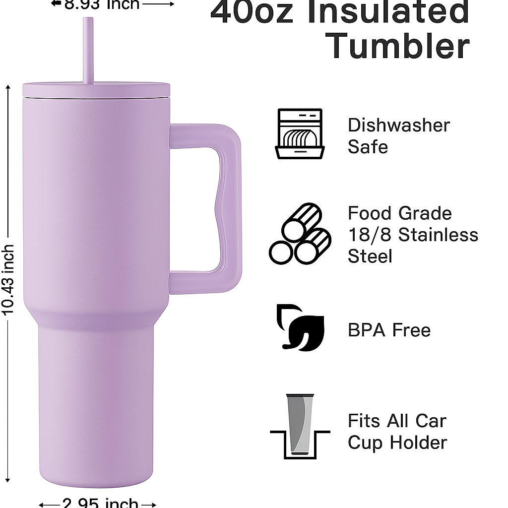 1200ml Tumbler lavender