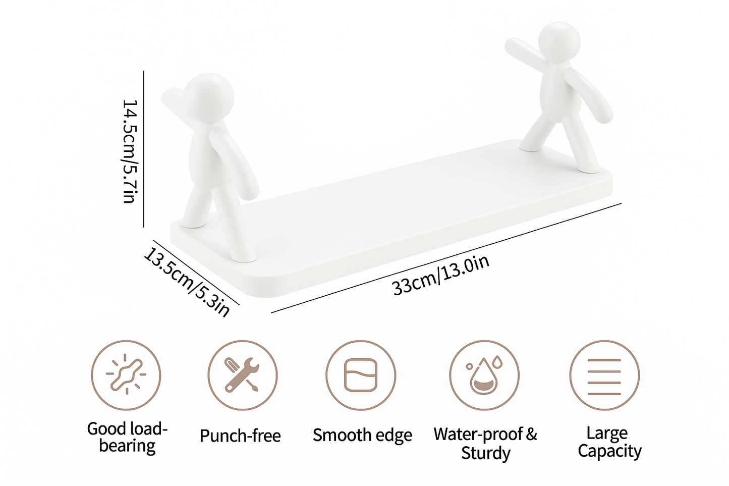 Human Bath Shelf