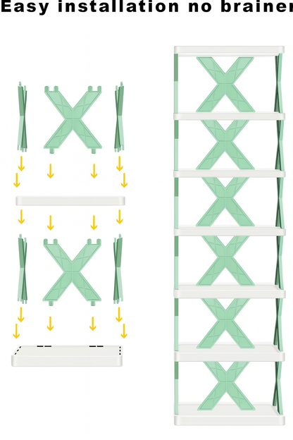 Folding Shoes Rack 8 Layer
