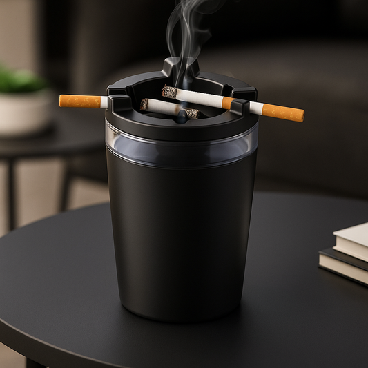 Ashtray with water tank