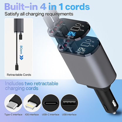 4 in 1 car charger