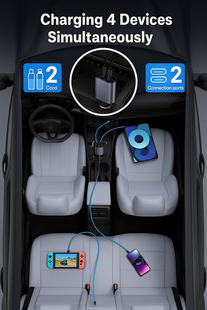 4 in 1 car charger