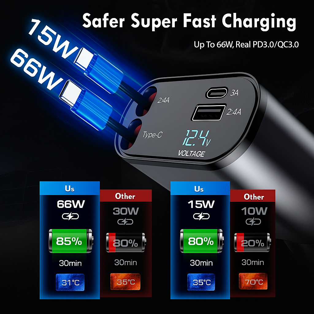 4 in 1 car charger