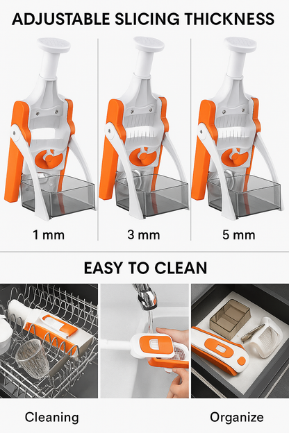 Safe mandoline slicer