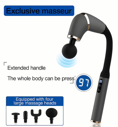 Massage Gun with Extension Handle