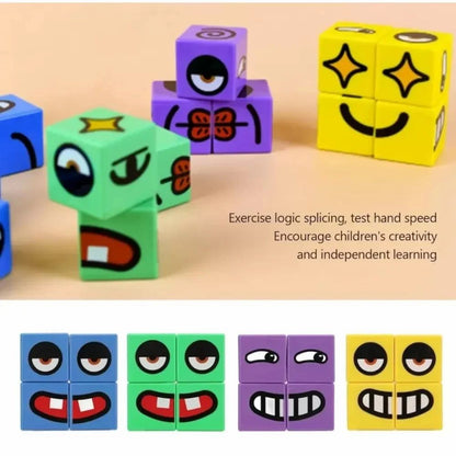 Face Change Cube Game