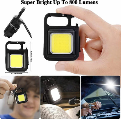 Rechargeable LED COB Keychain Light