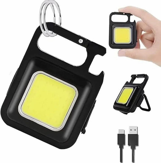 Rechargeable LED COB Keychain Light