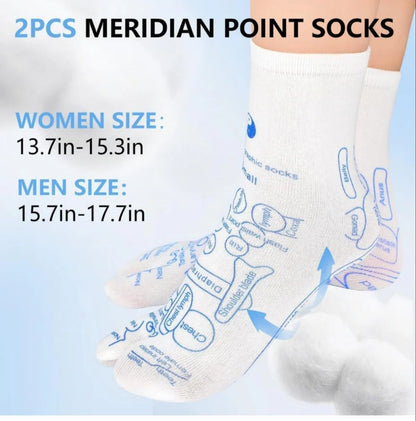 Acupressure reflexology socks