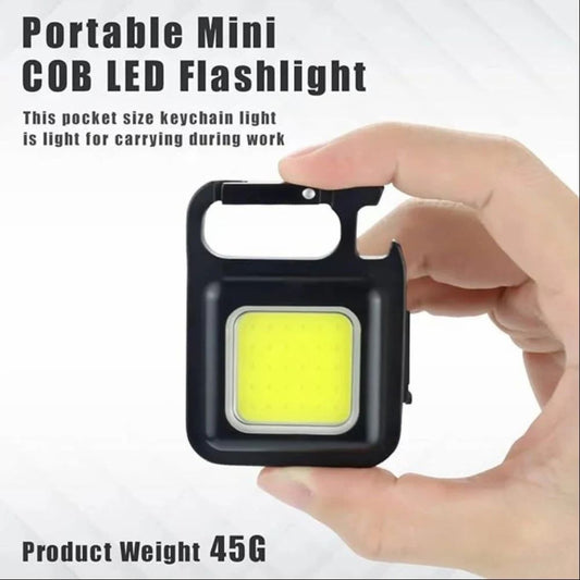 Rechargeable LED COB Keychain Light