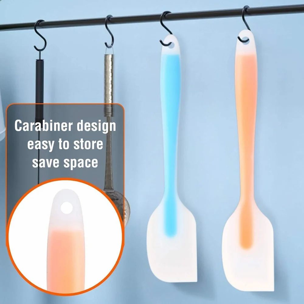 2 Silicone Heat Resistant  Flexible Spatulas