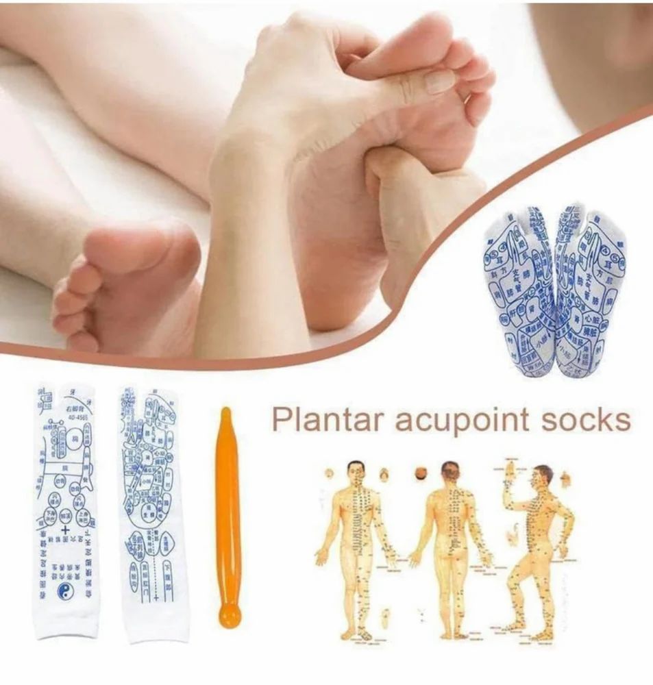 Acupressure reflexology socks