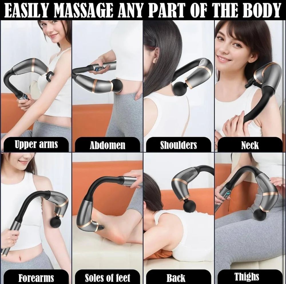 Massage Gun with Extension Handle