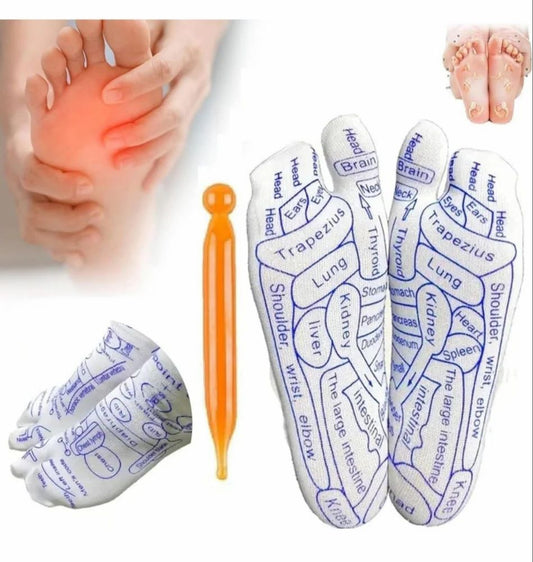 Acupressure reflexology socks